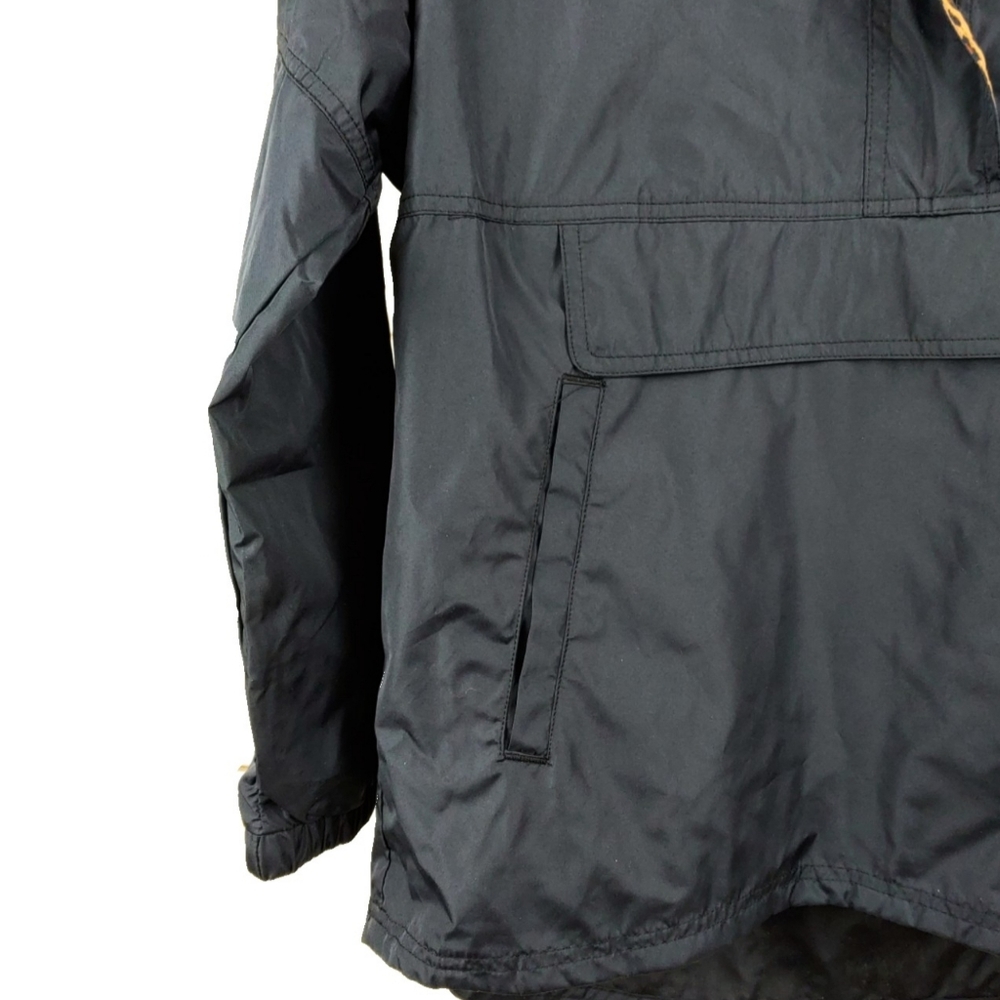 NWT Lauren James Womens S Black Animal Accent Anorak - Picture 8 of 11